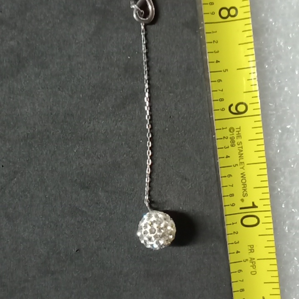 Sterling Silver Infinity Necklace #A413 - Picture 8 of 8